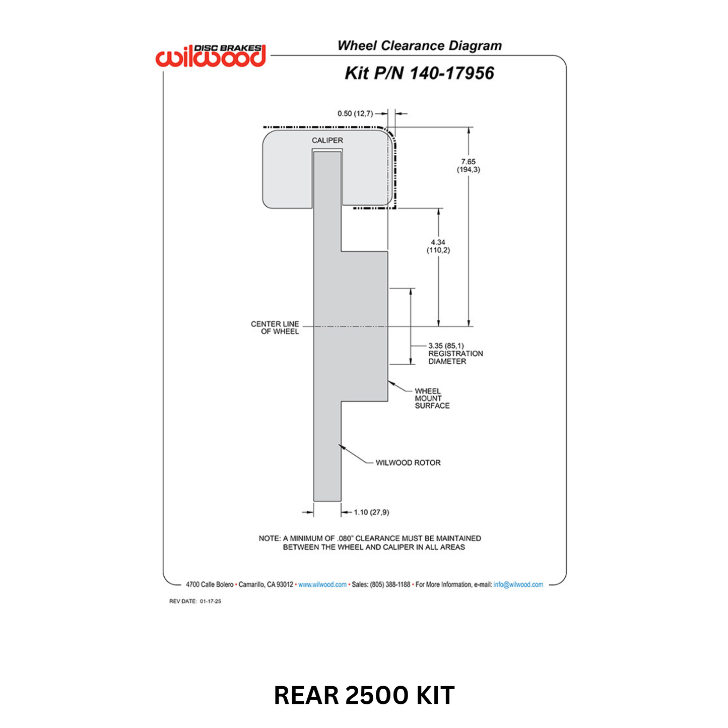 SPRINTER 2500 WILWOOD BIG BRAKE KIT UPGRADE (FRONT & REAR)