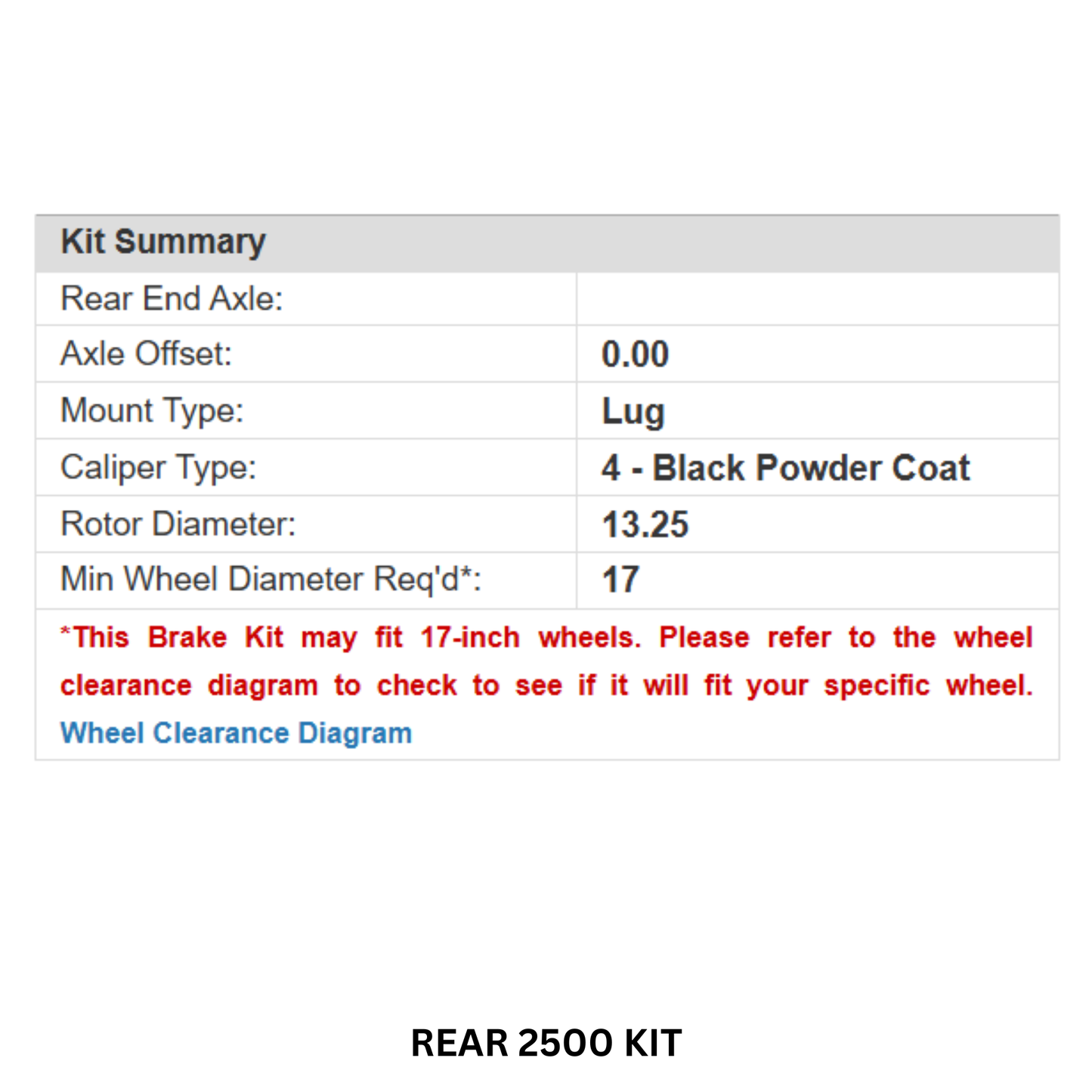 SPRINTER 2500 WILWOOD BIG BRAKE KIT UPGRADE (FRONT & REAR)