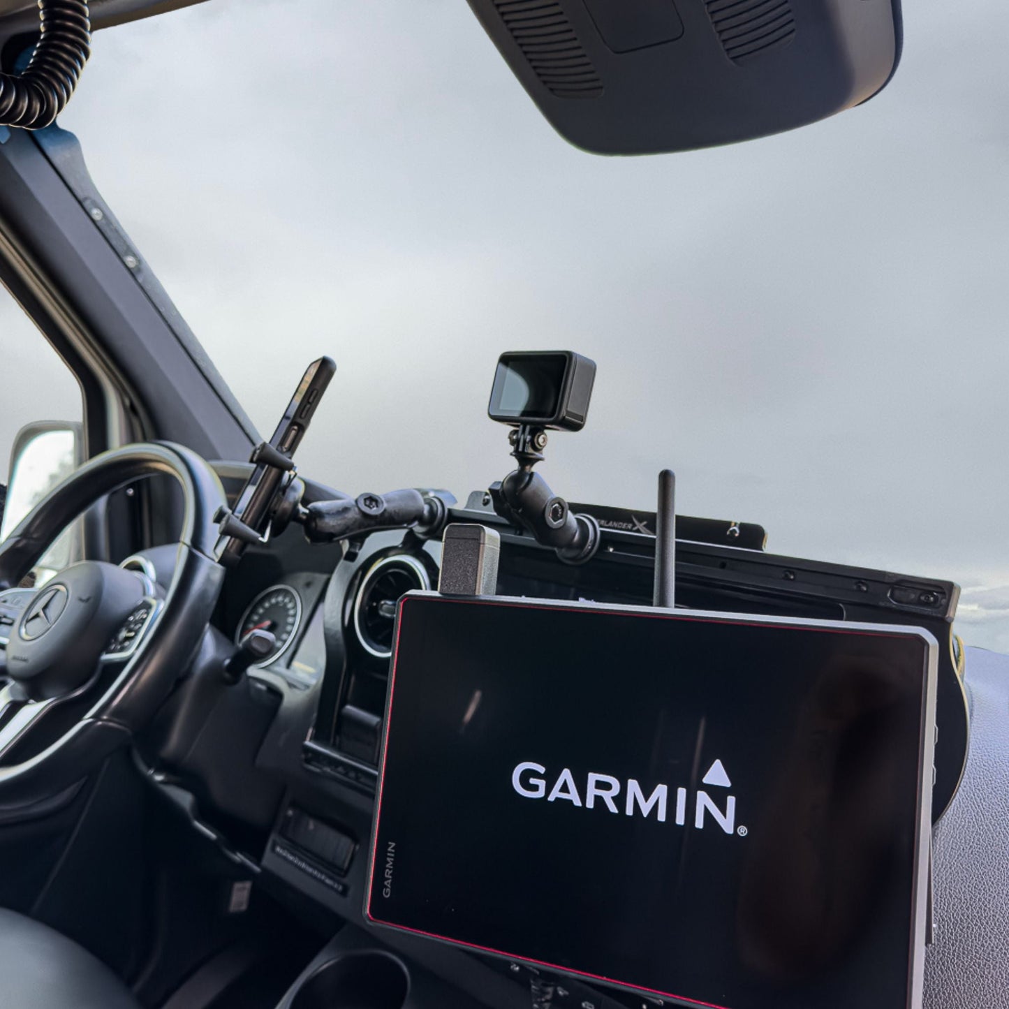 Navidok Overlander X - No Drill Dash Mount for Mercedes Sprinter - 2019+ by Terra X