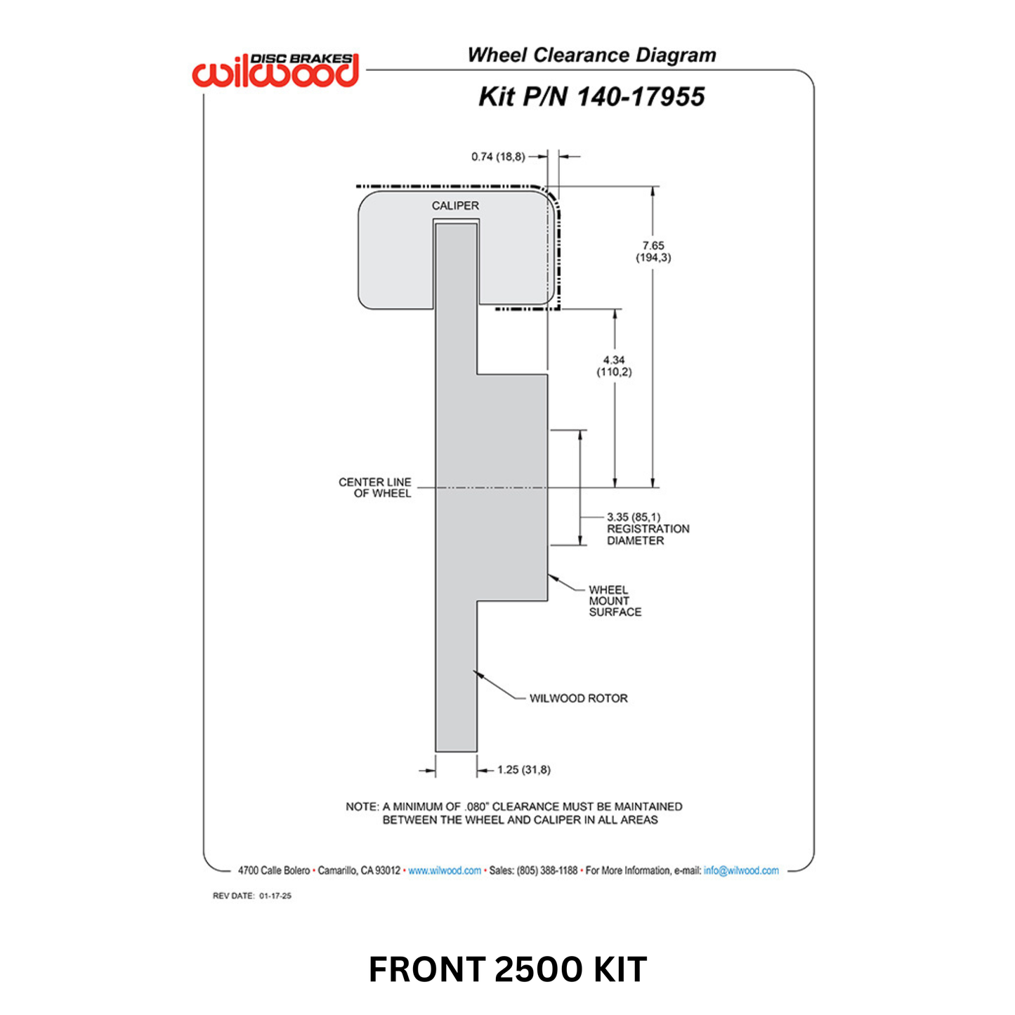 SPRINTER 2500 WILWOOD BIG BRAKE KIT UPGRADE (FRONT & REAR)