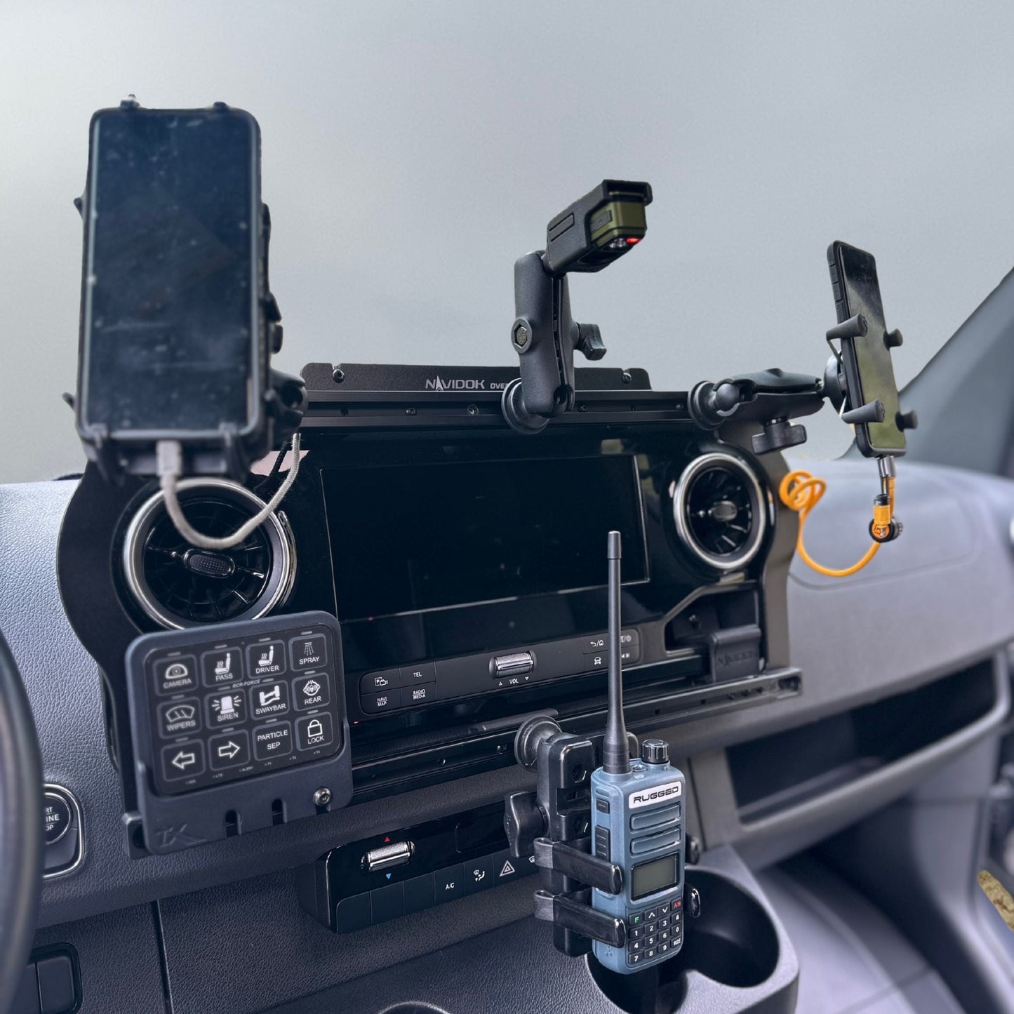 Navidok Overlander X - No Drill Dash Mount for Mercedes Sprinter - 2019+ by Terra X