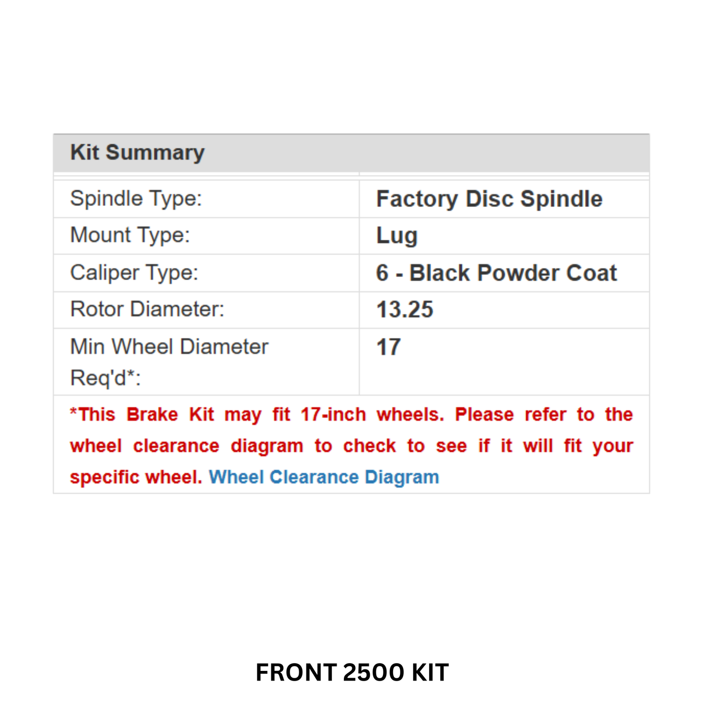 SPRINTER 2500 WILWOOD BIG BRAKE KIT UPGRADE (FRONT & REAR)