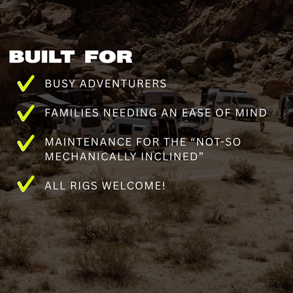 BASE CAMP: PRE/POST TRIP SERVICING MEMBERSHIP