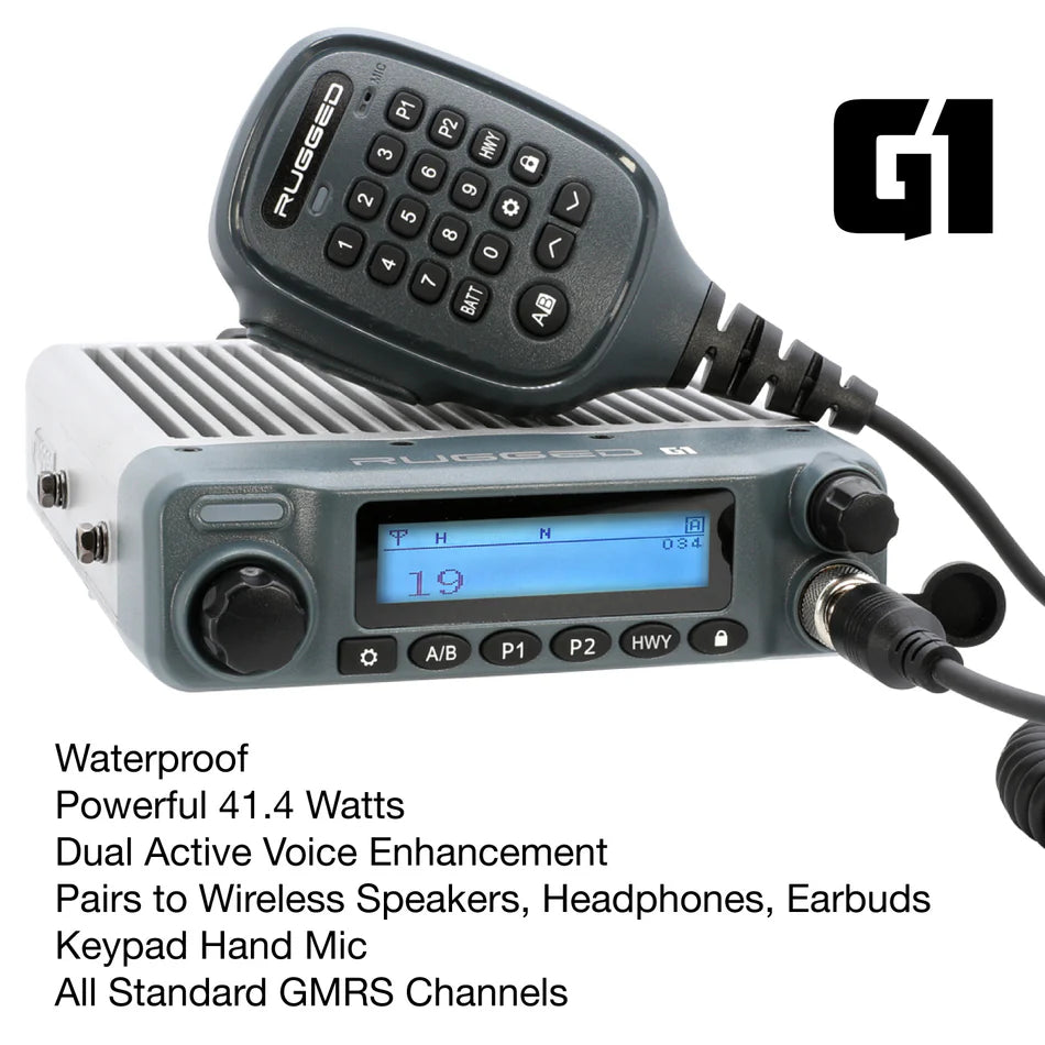 Toyota Tacoma, 4Runner, Sequoia, Lexus Two-Way GMRS Mobile Radio Kit