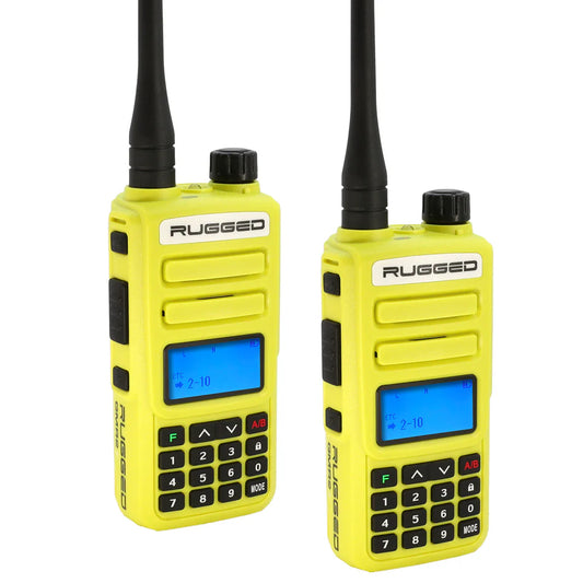 2 Pack - Rugged GMR2 PLUS - GMRS and FRS Two Way Handheld Radios