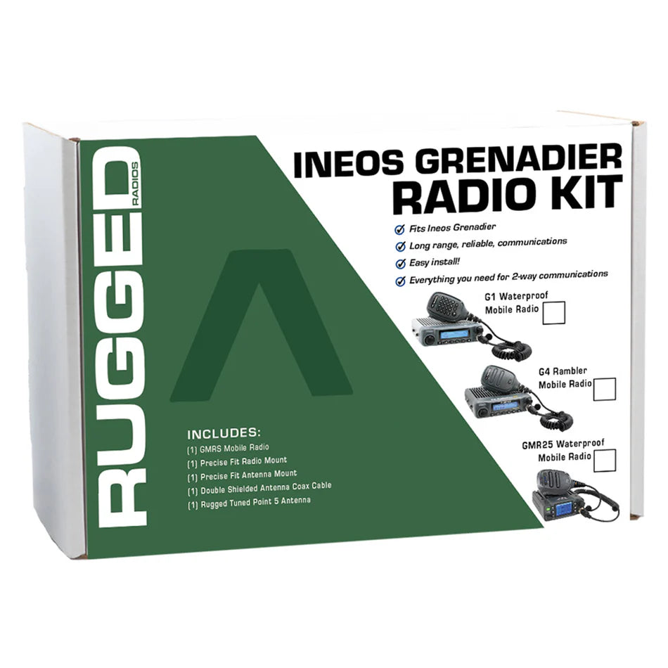 INEOS Grenadier Two-Way GMRS Mobile Radio Kit